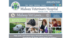 Desktop Screenshot of midwayvetlovesmypet.com